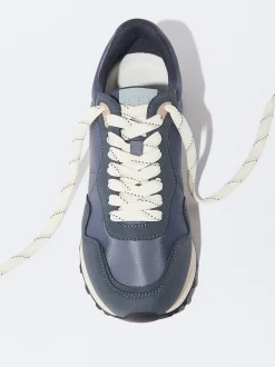 PARFOIS Zapatillas Running Combinadas Azul Marino Flash Sale