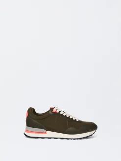 PARFOIS Zapatillas Running Combinadas Caqui Best