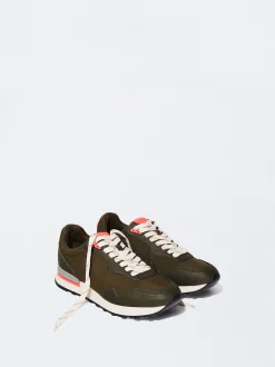 PARFOIS Zapatillas Running Combinadas Caqui Best
