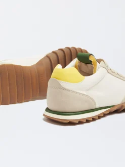 PARFOIS Zapatillas Running Nylon Beige Hot